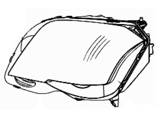 2048208859 προβολέας για MERCEDES-BENZ GLK-CLASS (X204)