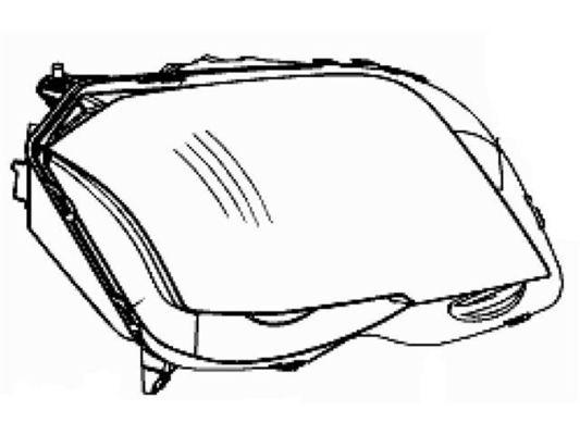 2048208959 προβολέας για MERCEDES-BENZ GLK-CLASS (X204)