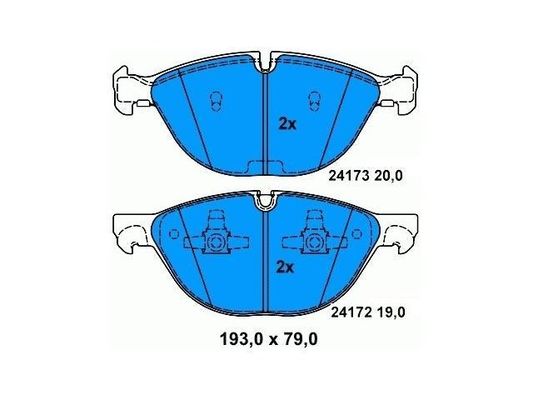 X6 E71 BMW Περαινόμενα φρένα 34116778048 Πρόληψη σκουριάς Αδιάβροχα