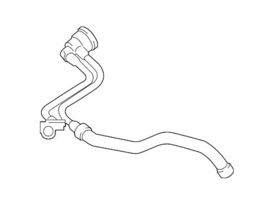 2575010100 Μέρη κινητήρα για σωλήνες ψύξης νερού